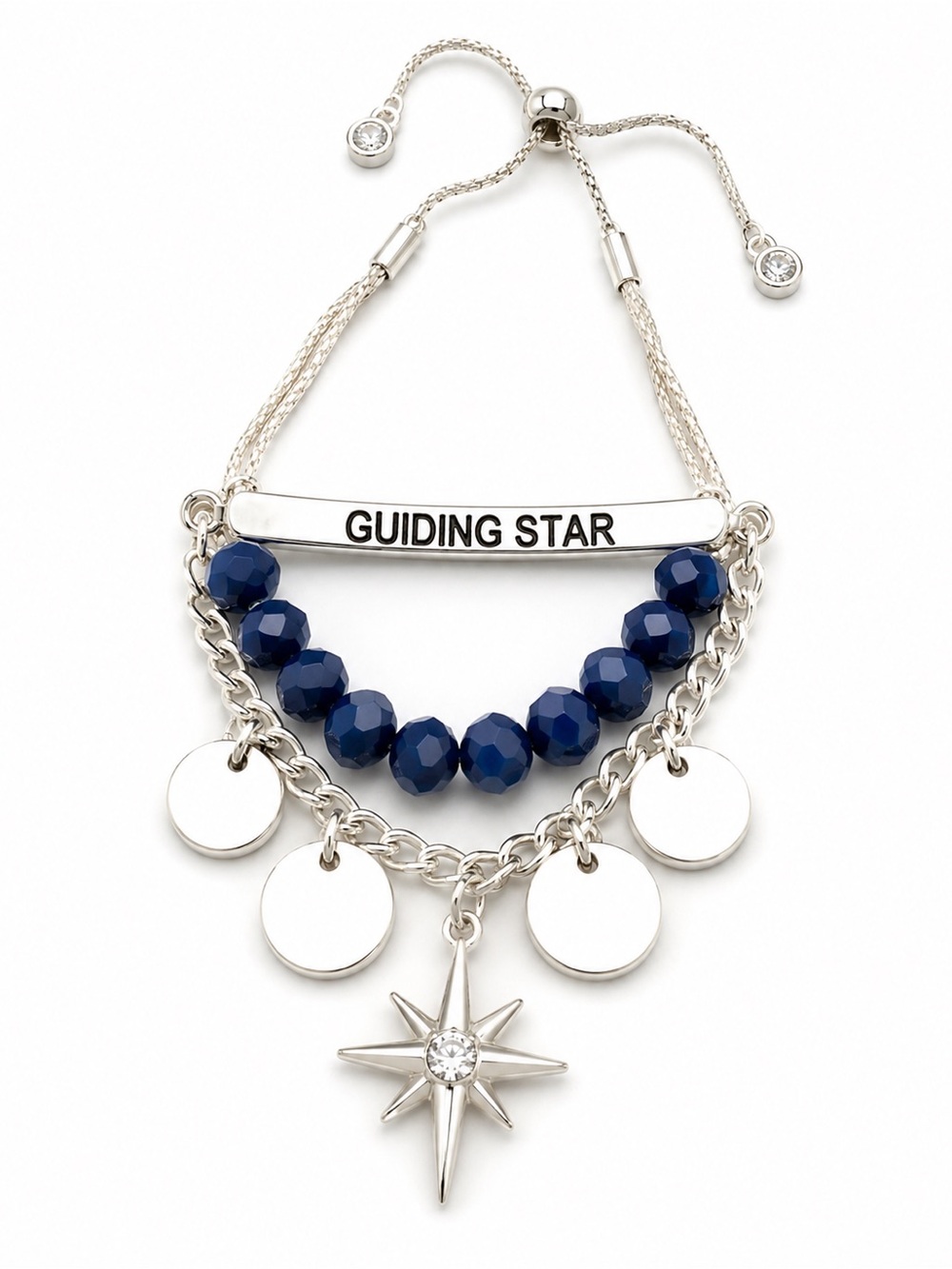 Studio 1886 Shaky Motif Pull Cord Bracelet Star